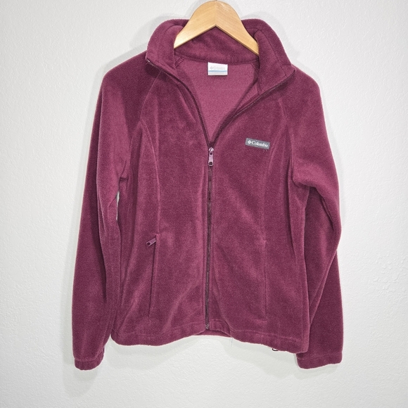 Columbia Jackets & Blazers - Columbia Medium Purple Fleece Zip Up Jacket